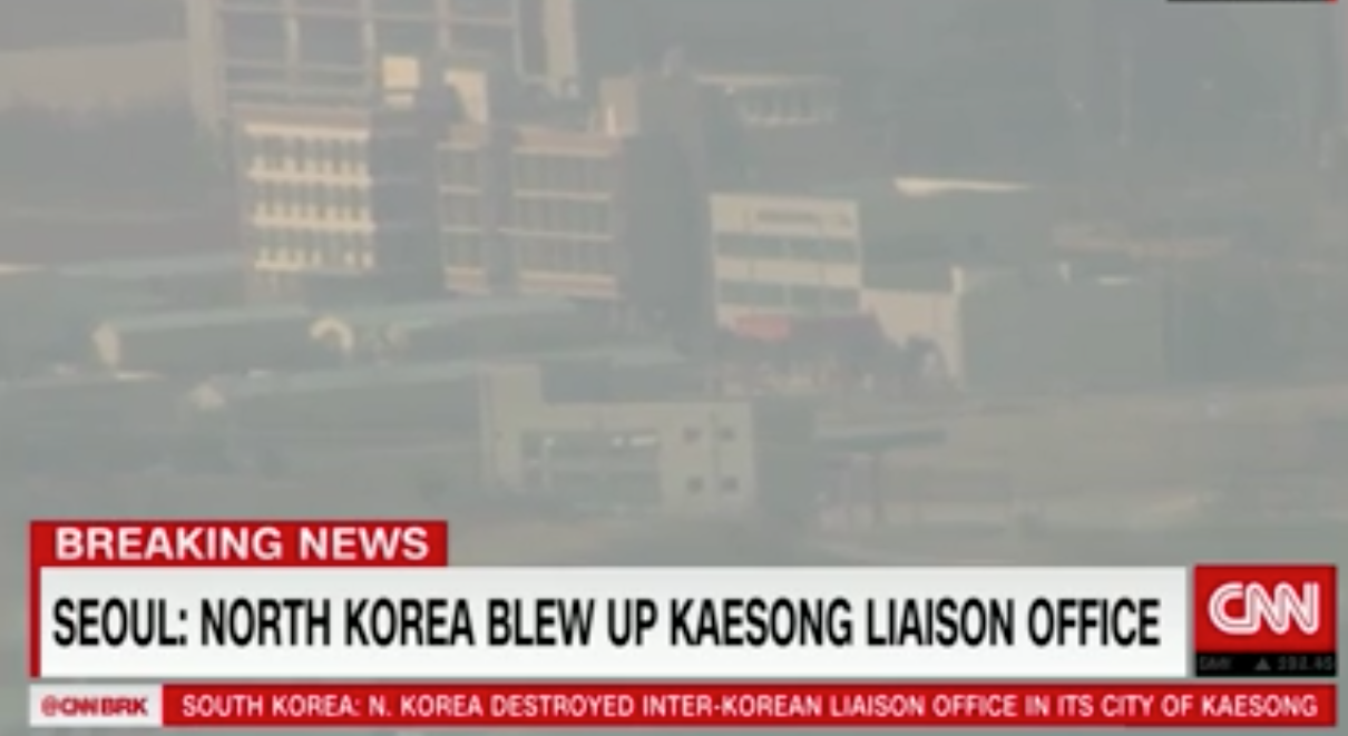 North Korea Destroys North-South Liaison Office