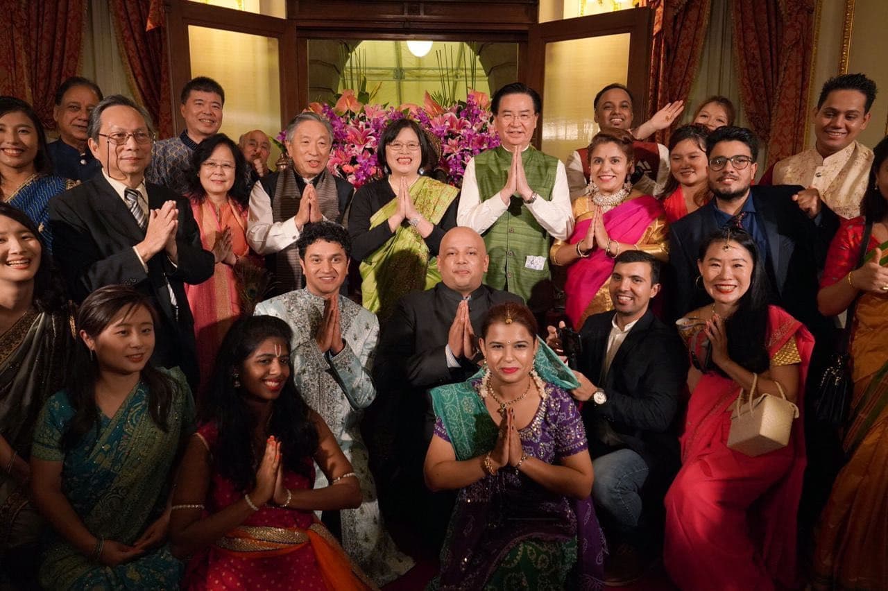 Diwali Celebrated By Taiwan’s Foreign Minister & Guests