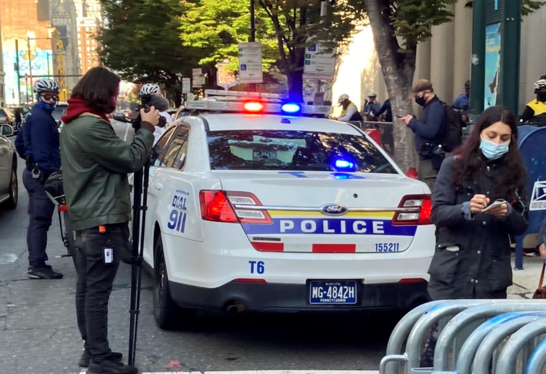 Face-off Between Rival Political Factions In Philadelphia