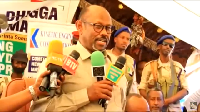 Somaliland Minister Lays Maydh Port Foundation Stone