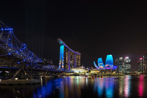 Marina Bay Sands Offers Perfect View Of Disney+ Singapore Launch