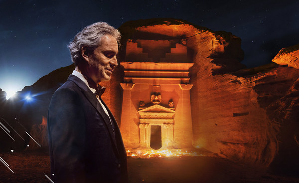 Andrea Bocelli Live At Hegra – And Free on YouTube