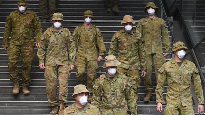 Troops posted to help impose lockdown in Sydney