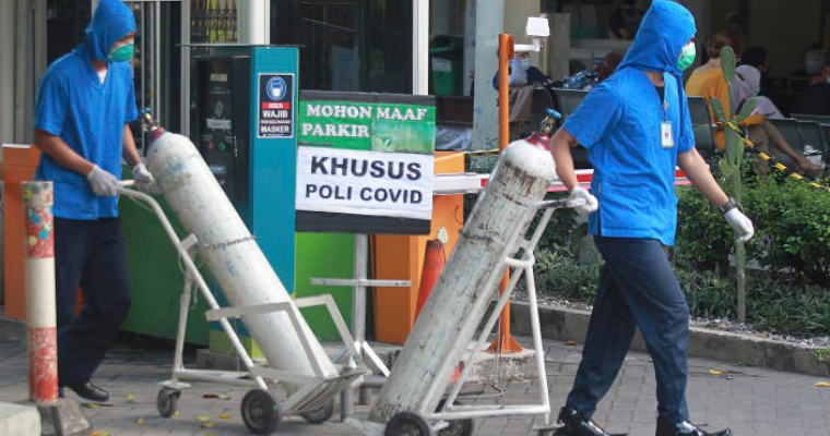 Indonesia encounters oxygen crisis amidst Covid rise