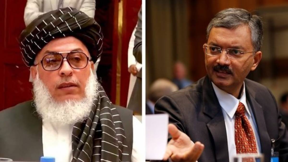 India’s first talk with senior Taliban official