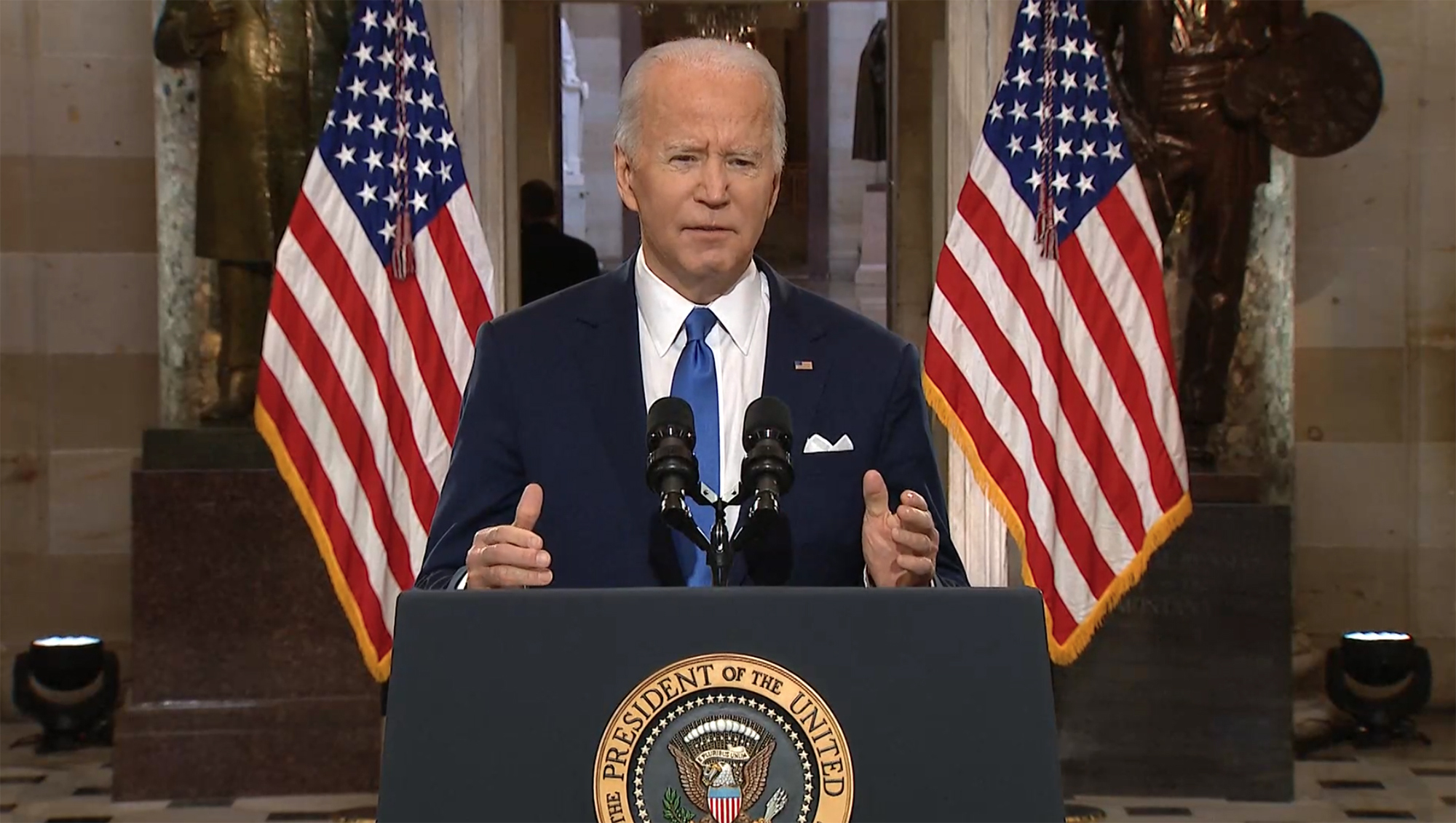 Biden shoves election laws in his recent speech