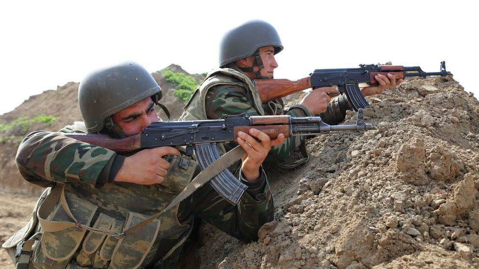 Dozen die in Armenia and Azerbaijan clashes
