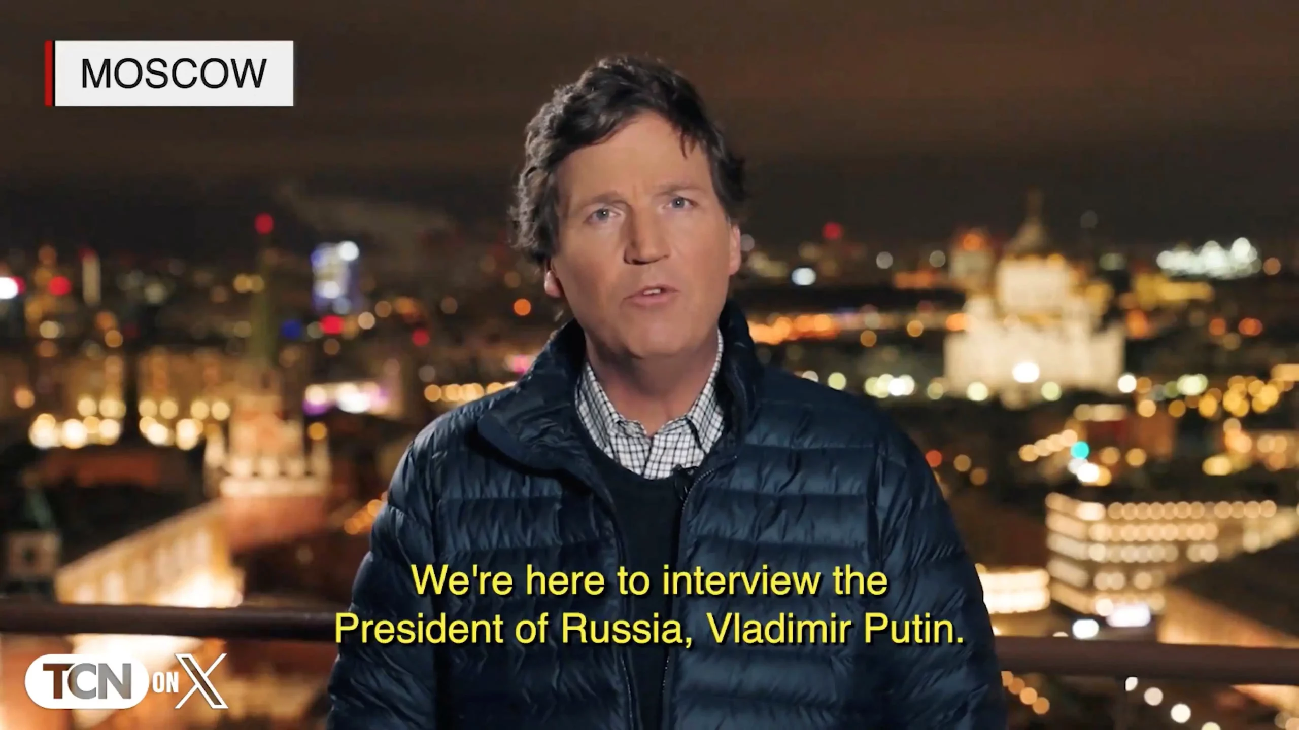 Tucker Carlson will publish his interview with Russia’s Putin on Thursday