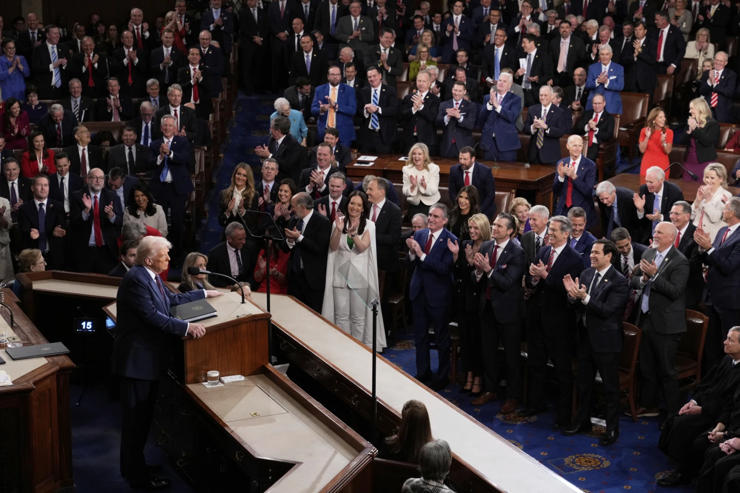 Trump’s speech to Congress highlights partisan divide in America