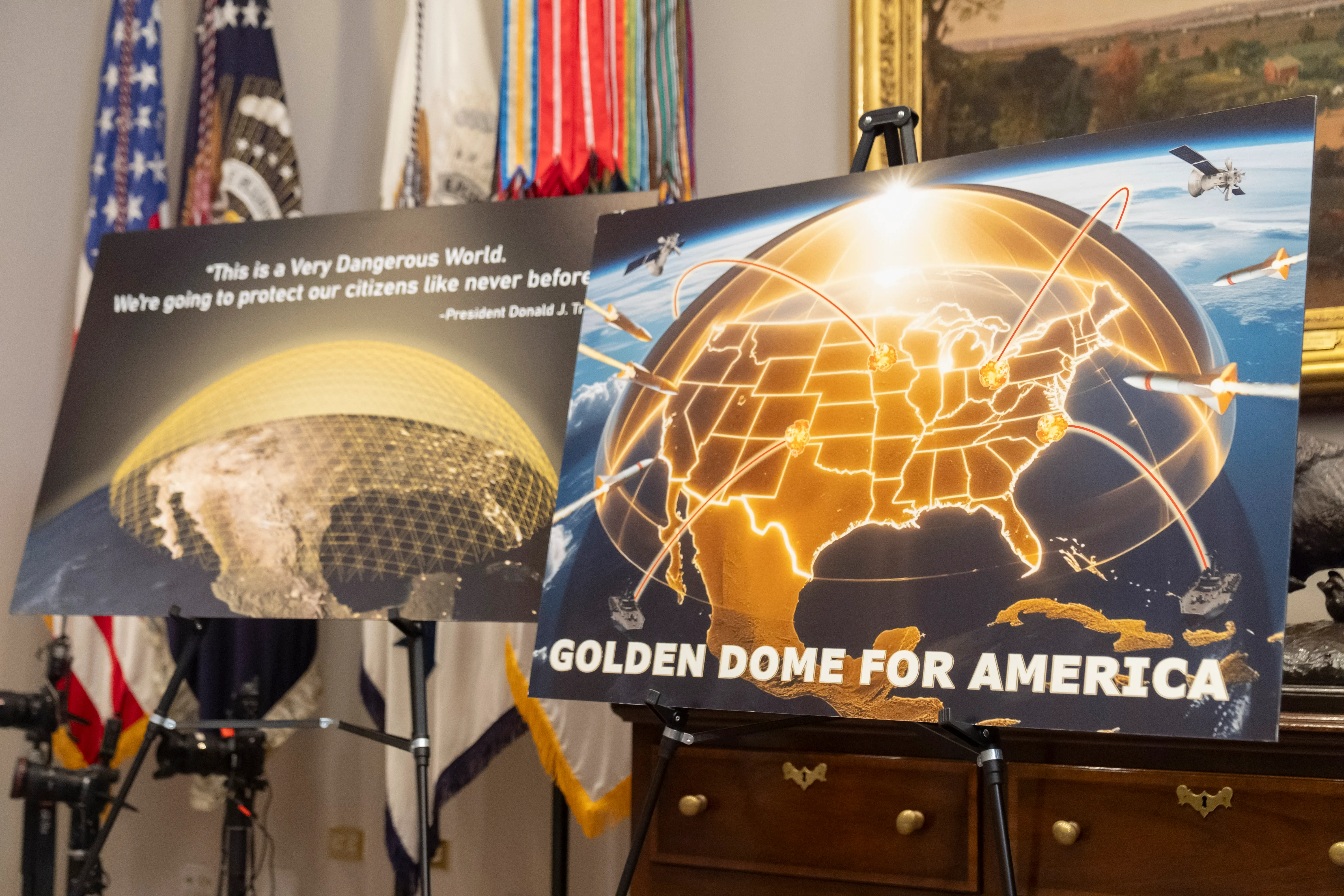 US President Trump unveils ambitious ‘Golden Dome’ space-based missile defense plan