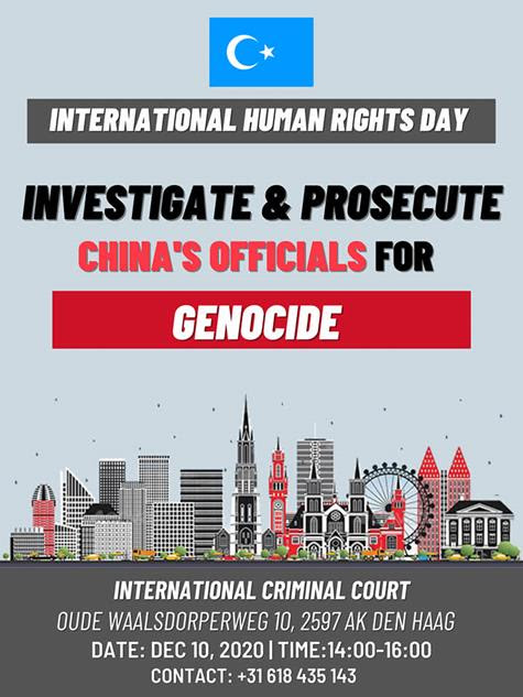 Global Anti-China Protests Set For Int’l Human Rights Day