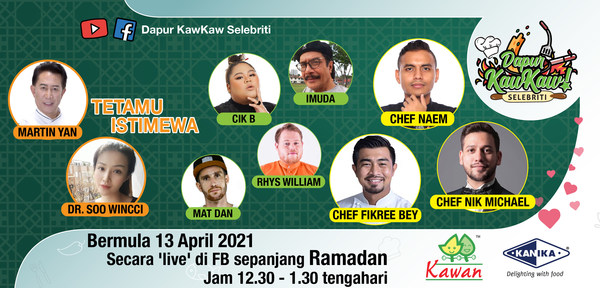 Celebrity Chefs Sizzle Up Ramadan LIVE On Facebook for 30 Days