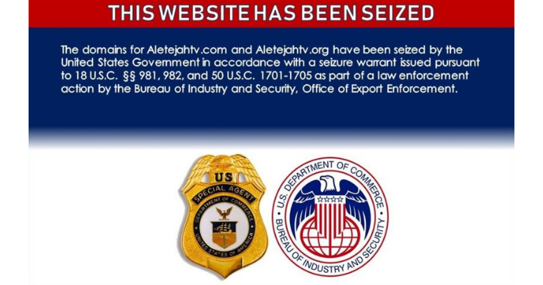 Iran-linked websites seized by US Government