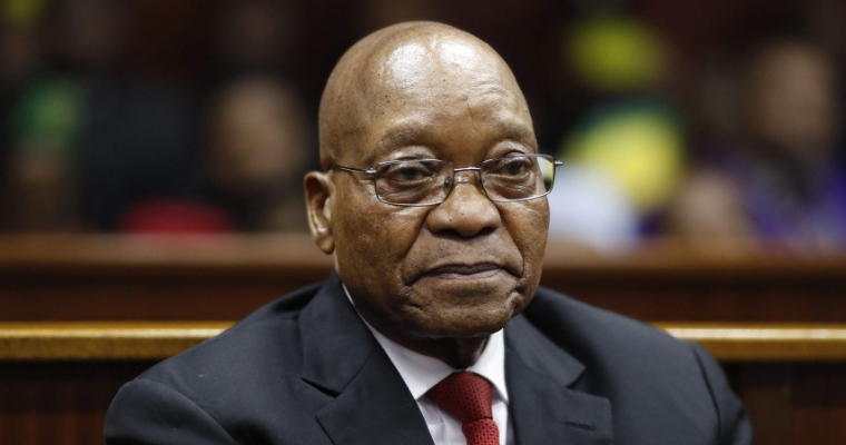 South African ex-President Jacob Zuma turned himself in
