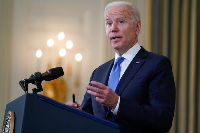Biden sees infrastructure bill to be moving forward
