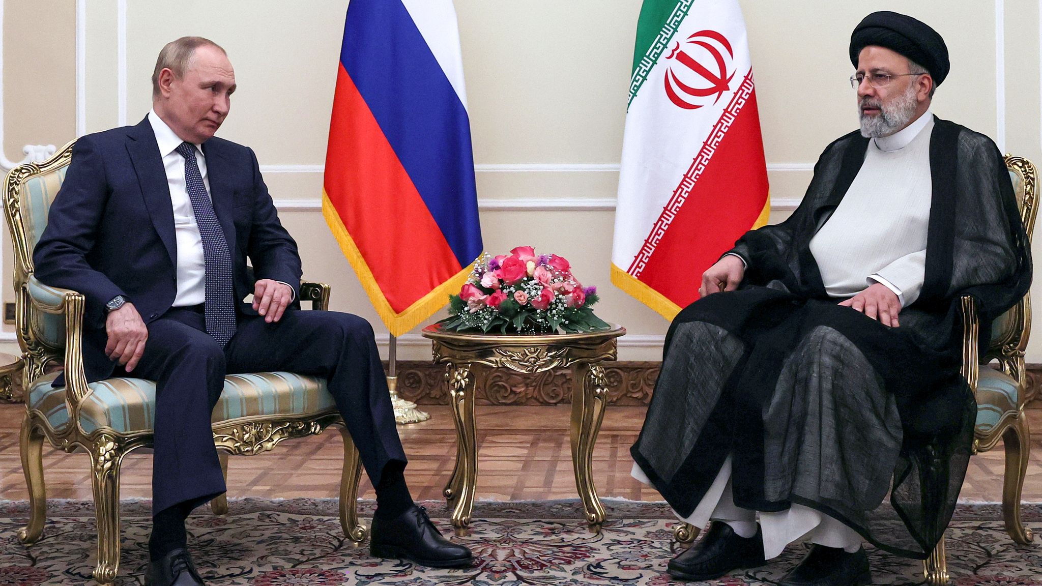 Putin takes an international trip to Iran
