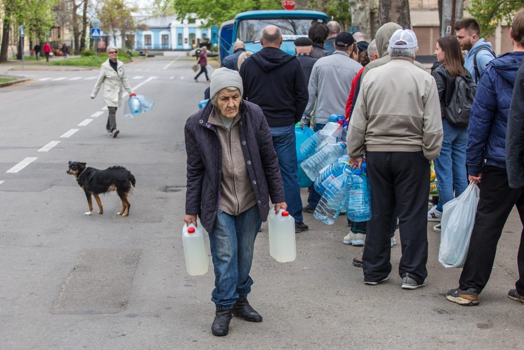 Water pipe to Mykolaiv wrecked by Russia