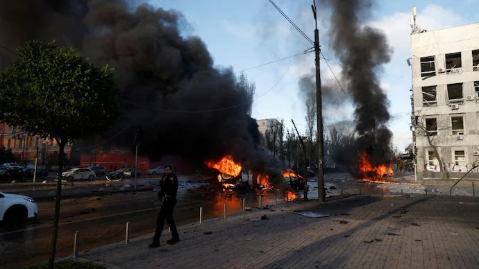 Russia fires missiles attacking Ukraine city in revenge
