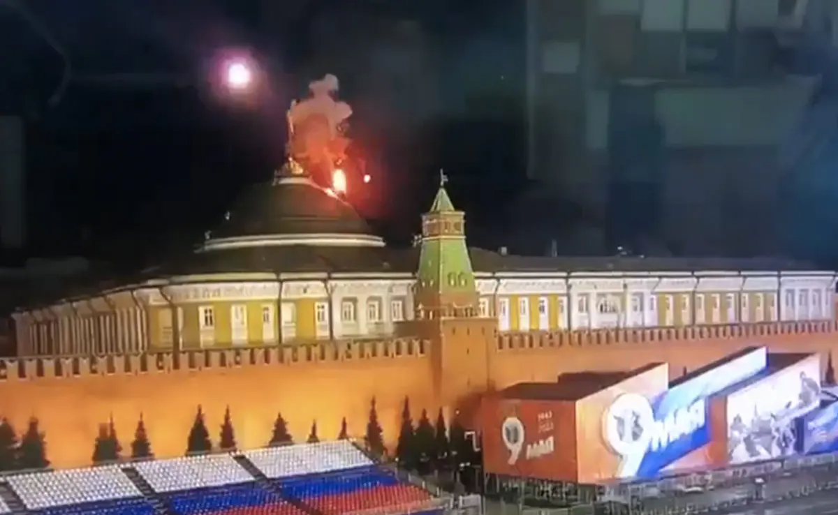 Russia claims Ukraine attacked Kremlin with drones to kill Putin