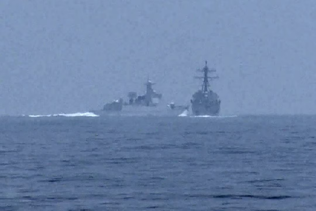 US shows proof that Chinese warship passed its destroyer in ‘unsafe manner’ near Taiwan Strait