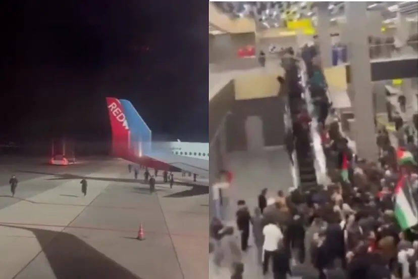 Russian airport in Dagestan stormed by Pro-Palestine protestors over flight from Israel