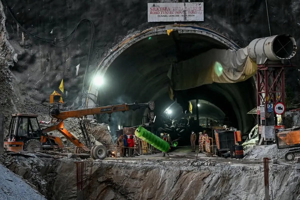 Rescuers find breakthrough after weeks to reach trapped workers in India’s tunnel