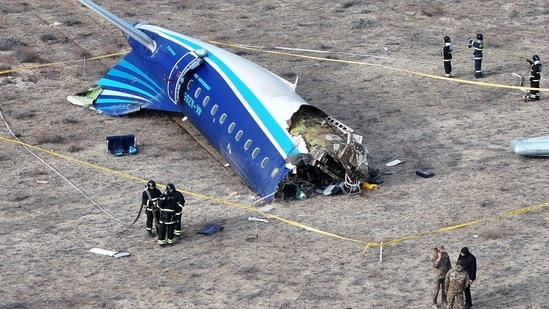 At least 38 dead after Azerbaijan Airlines flight crashes near Aktau, Kazakhstan