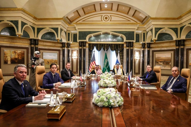 U.S. and Russia begin talks in Saudi Arabia on ending Ukraine war