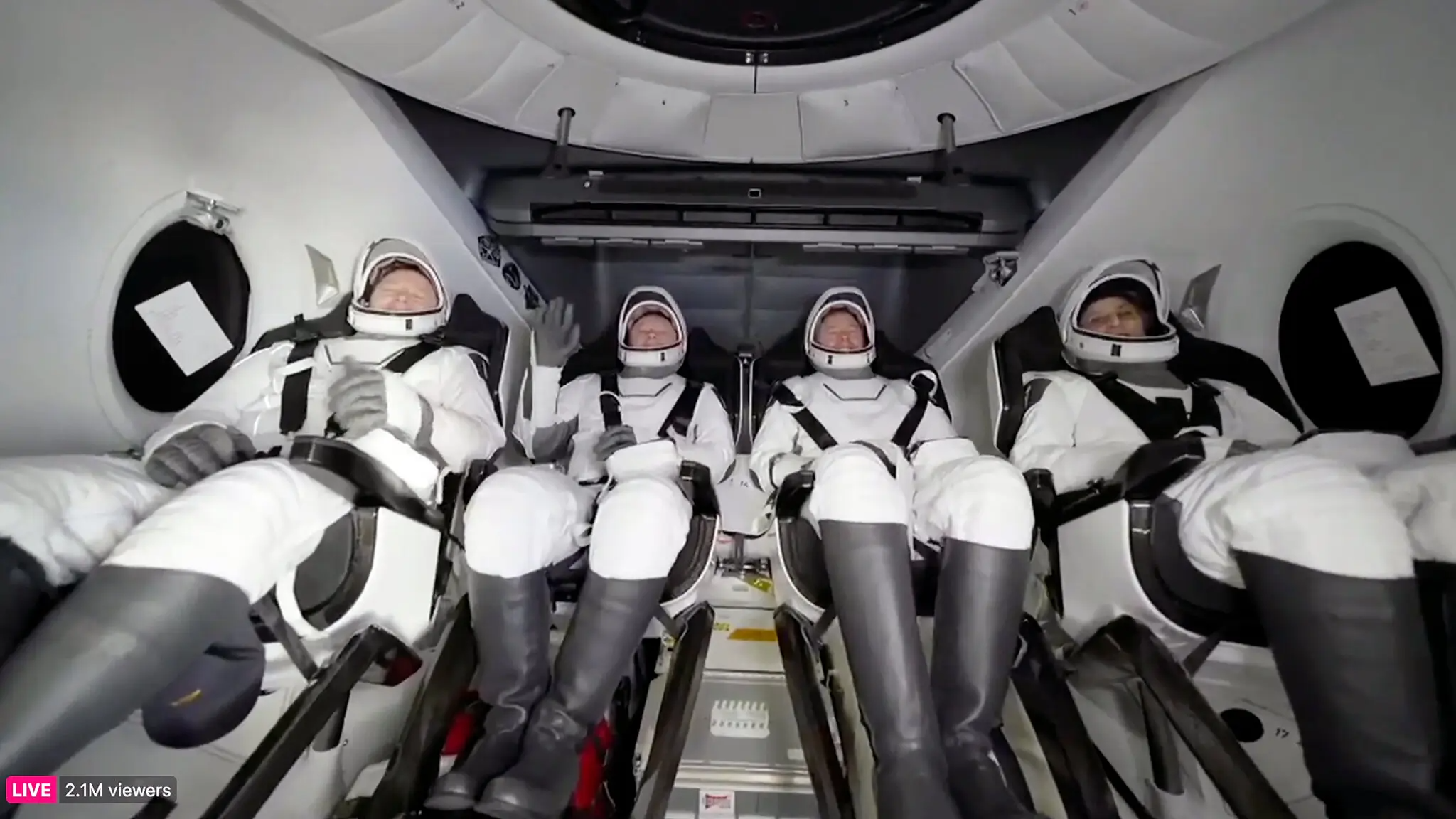 NASA astronauts return to earth after an unplanned stay of nine months in space
