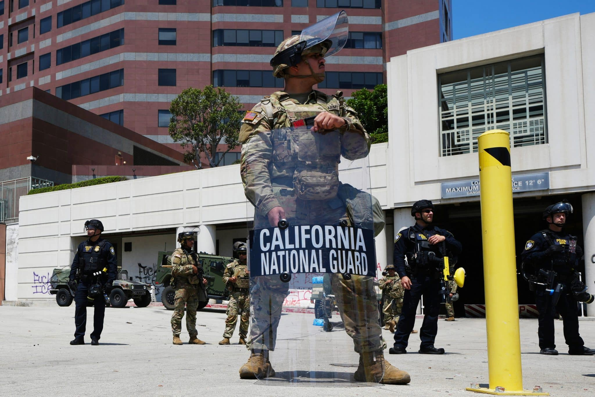 National Guard deployed in ICE raids across Los Angeles, California officials call move illegal