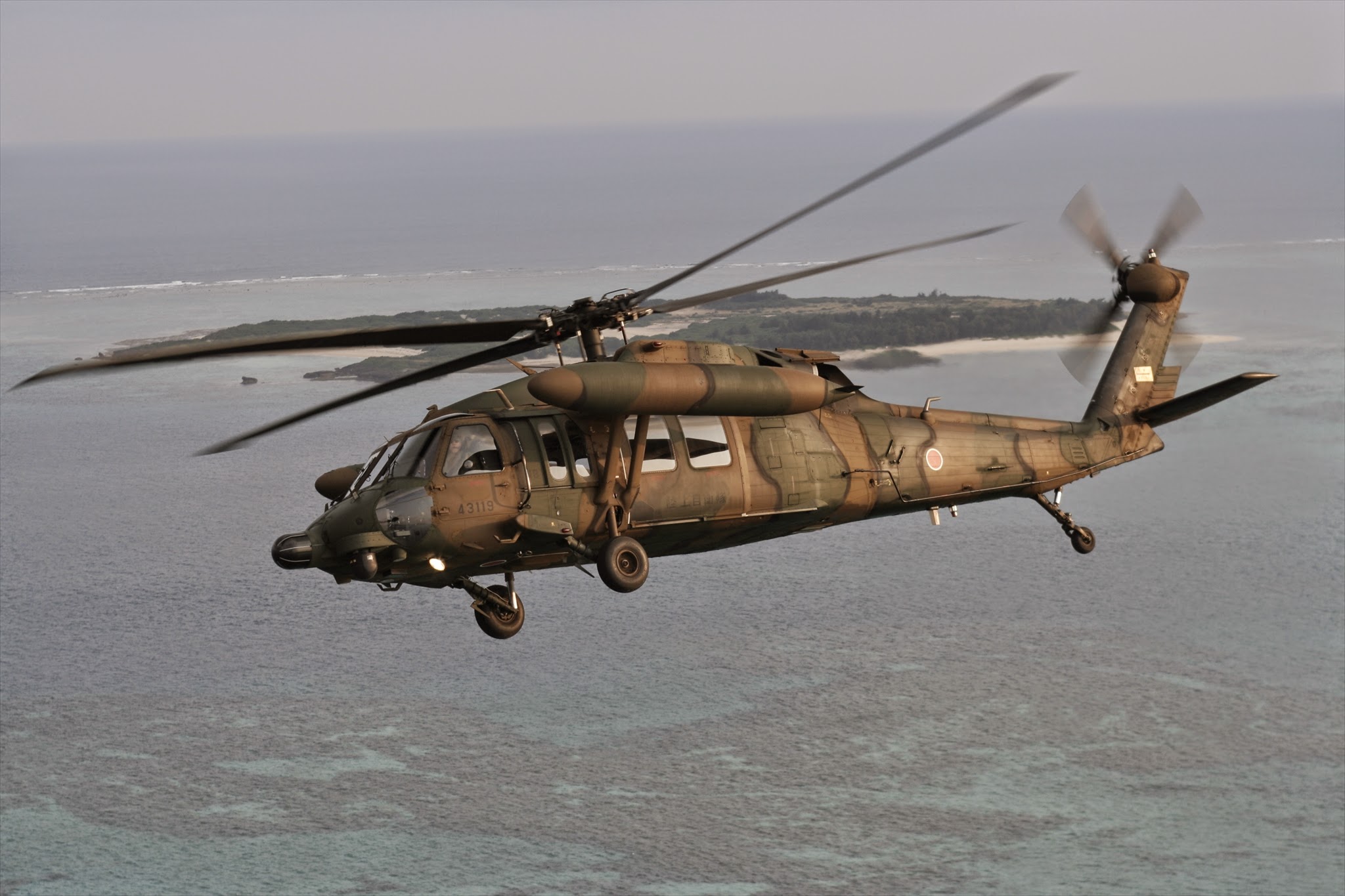 Japanese military helicopter goes down at sea, 10 missing