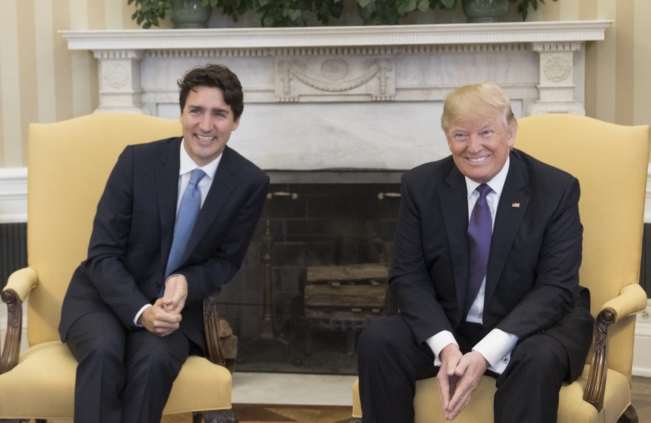 United States President-elect and Canadian Prime Minister have dinner in Palm Beach, Florida